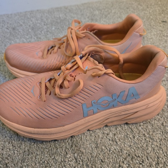 Hoka One Rincon 3 Women's Running Shoes Mock Peach size 9.5B - Picture 10 of 13